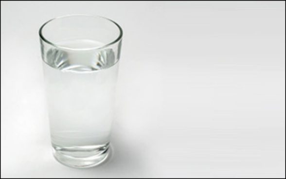 Geology everyday life: a glass of water