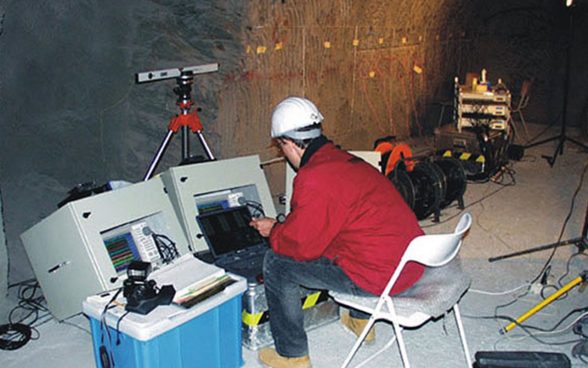 Mesures dans le laboratoire souterrain du Mont Terri