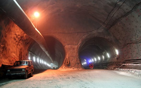 Gotthard Base Tunnel at Faido